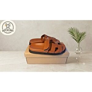 Leather Slide Sandals, Steve MaddenMayven Flatform Sandal Sz  7.5 Womens